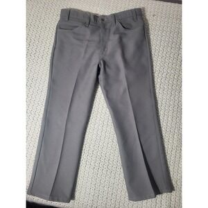 Levis Action Slacks Mens 36x34 Grey Excellent Vintage 90s Made in USA Straight